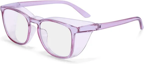 Vista 20 de Gafas de seguridad anti niebla para mujeres y hombres, TR90, lentes de bloqueo de luz azul, transparentes, antiarañazos, protección UV, marco