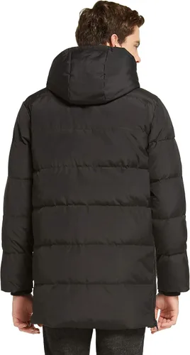 Vista 2 de Orolay Chaqueta gruesa de invierno con capucha para hombre con 6 bolsillos