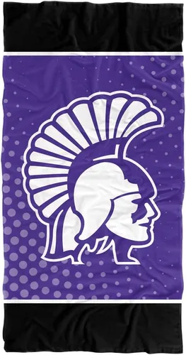 Vista 11 de LOGOVISION Manta Abilene Christian University, 30x60 Logo Dots CottonFront/PolyBackBeachTowel