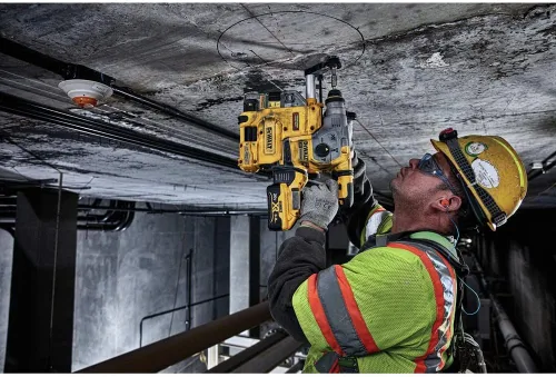Vista 6 de DEWALT DCH293B 20V Max XR - Taladro de martillo rotativo en forma de L de 1-1/8 pulgadas, sin escobillas, SDS Plus (solo herramienta)