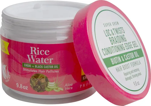 Vista 3 de Dr Girls Locs & Twists - Gel acondicionador para trenzas, aceite de ricino negro, Chebe y aceite de ricino negro, 9.8 onzas, 48 horas de retención