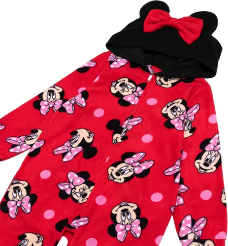 Vista 2 de Disney Manta con capucha para niñas, pijamas cómodas, suaves y lindas para niños