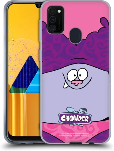 Vista 9 de Head Case Designs Officially Licensed Chowder: Animated Series Character Art Graphics Gel Case [Military Grade Protection] Compatible with Galaxy