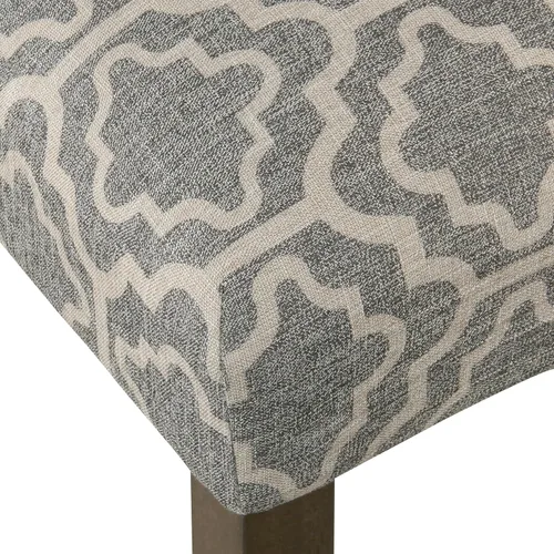Vista 9 de HomePop Parsons - Silla de comedor, color gris (juego de 2)