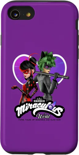 Vista 18 de Miraculous Ladybug Cat Noir Tales of Shadybug and Claw Noir - Carcasa para iPhone 17