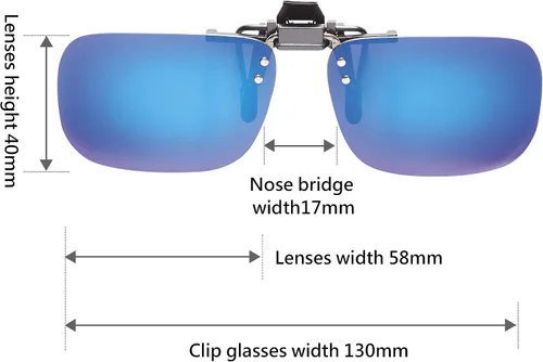 Vista 21 de POLARS DESIGN Gafas de sol polarizadas con clip sobre lentes de miopía graduadas