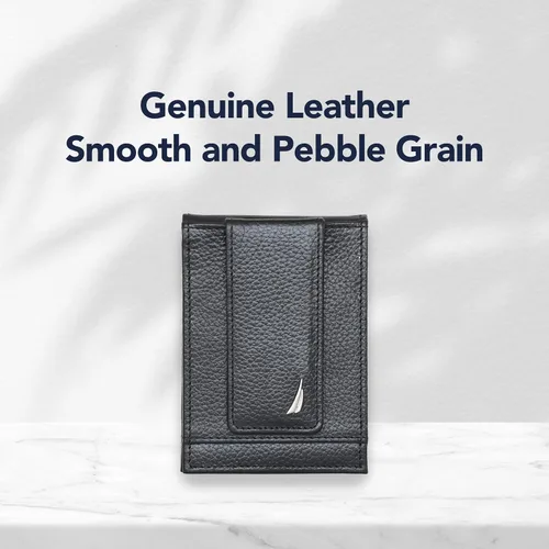 Vista 4 de Nautica Classic J-Class Leather Bifold Wallet