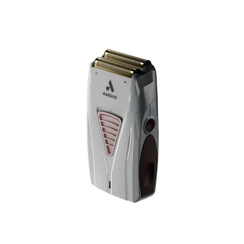 Vista 4 de Andis TS-1 17235 Pro Foil Lithium - Afeitadora de aluminio y titanio, con cable/inalámbrica, afeitadora suave inalámbrica con cargador, gris
