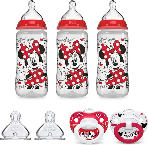 Vista 16 de NUK Disney - Biberón de Mickey Mouse, 10 onzas (paquete de 3)