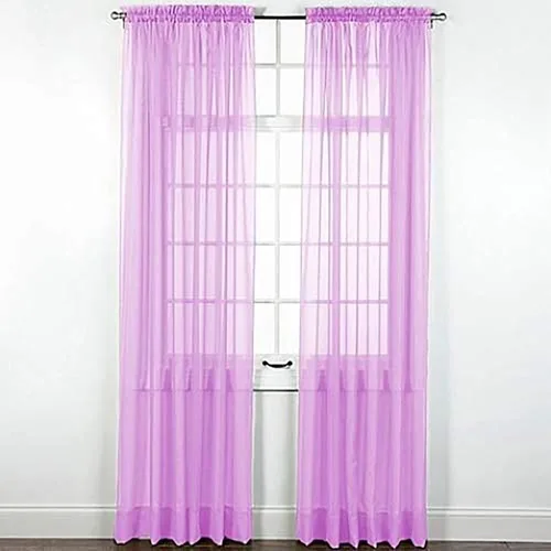 Vista 35 de Sapphire Home Cortinas traslúcidas negras de 63 pulgadas de largo, juego de 2 paneles de cortinas traslúcidas, filtrantes de luz, cortinas Negro