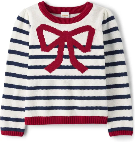 Vista 13 de Gymboree Suéter sin botones de manga larga con cuello redondo para bebés y niños pequeños Negro