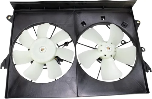 Vista 58 de Conjunto de ventilador de refrigeración dual del radiador TRQ Para Toyota Avalon 2013-2018 Camry 2012-2017 TO3115173