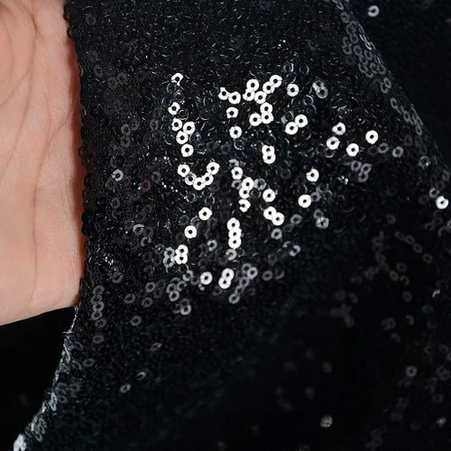 Vista 15 de DUOBAO Tela de lentejuelas de The Yard Tela brillante Tela azul para coser Material de secuencia Tela de Sirenita Tela de lentejuelas Tela