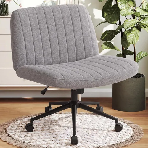 Vista 18 de OLIXIS Silla cruzada con ruedas, silla de tocador, escritorio de oficina en multicolor/fantasía (Inky)
