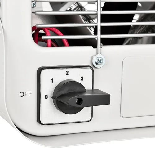 Vista 9 de Global Industrial Calentador eléctrico de unidad de garaje con termostato, Multt-Watt 1881-5000W, 240V-208V, acabado de capa epoxi gris, montaje