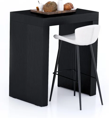 Vista 52 de Mobili Fiver Evolution - Mesa alta de bar de cocina fabricada en Italia Ahorra Espacio, Mesa de altura de mostrador montada en la pared para 1