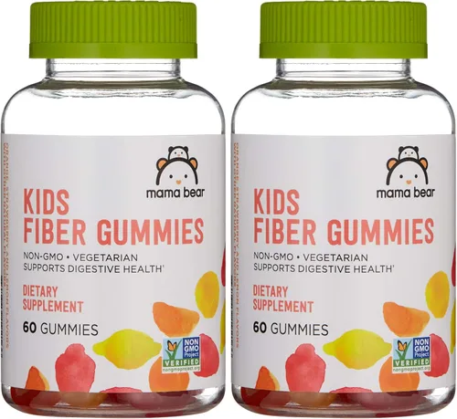 Vista 4 de Marca Amazon Mama Bear - Gomitas de fibra para niños - Apoya la salud digestiva, naranja, 60