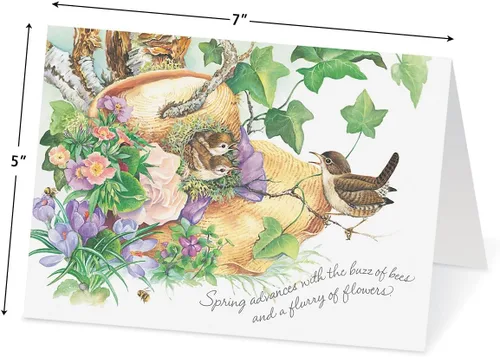 Vista 2 de Current Nature's Serenade Religious Thinking of You - Juego de tarjetas de felicitación de amistad, paquete económico de 20 tarjetas con sobres