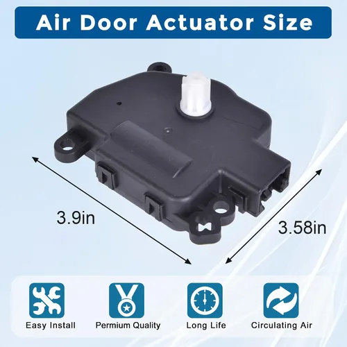 Vista 4 de 604-029 Actuador de puerta de aire HVAC, palancas de puerta mezcladora del calentador Compatible con Chrysler 200 Dodge Durango Journey Jeep Compass