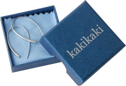 Vista 8 de Threader Earrings 925 Sterling Silver Pull Through Hoops Drop Dangle Minimal Everyday Earrings