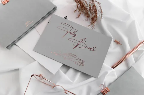 Vista 4 de Joli Coon Tarjeta Felicitación Boda - Feliz boda - Tarjeta boda felicitacion con sobre y un sello de cera