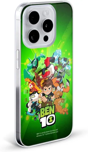 Vista 2 de Head Case Designs Officially Licensed Ben 10: Animated Series Character Art Graphics Hard Back Case Compatible with Apple iPhone 15 Pro Max