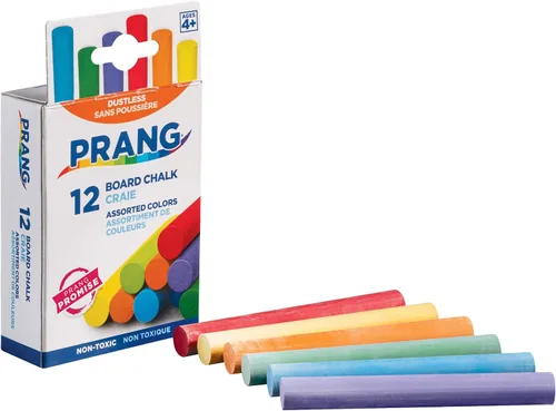 Vista 3 de Prang Tiza para tablero, colores surtidos, 12