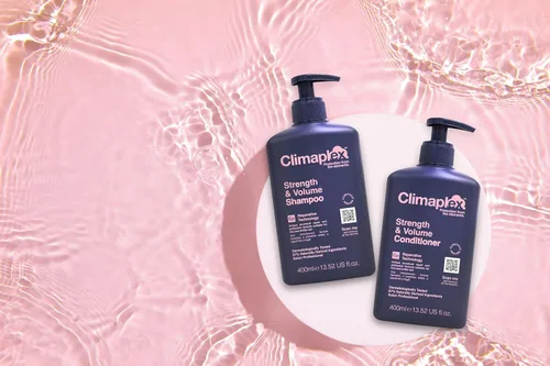 Vista 7 de Climaplex Acondicionador de fuerza y volumen, propiedades hidratantes y protectoras, contiene beneficios desenredantes, deja el cabello suave como