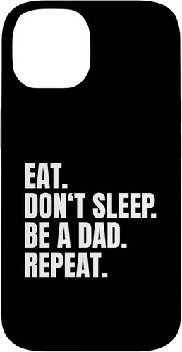 Vista 4 de Eat Don't Sleep Be A Dad Repeat Case for iPhone 17