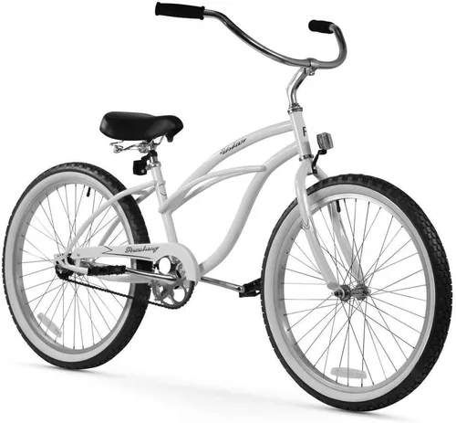 Vista 8 de Sixthreezero Urban Lady Beach Cruiser - Bicicleta híbrida de 3 velocidades para mujer