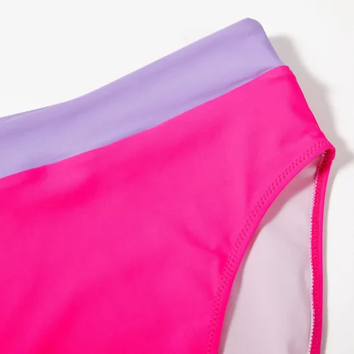 Vista 49 de MOOSLOVER Traje de baño de dos piezas con corte alto y cintura alta para mujer