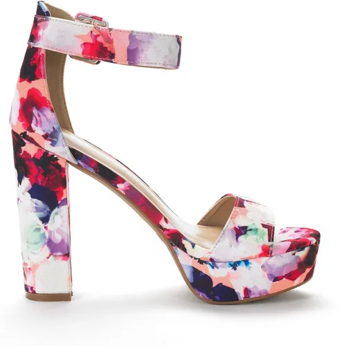 Vista 5 de DREAM PAIRS Hi-Lo - Sandalias de tacón alto y plataforma para mujer