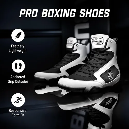 Vista 2 de Hayabusa Pro - Zapatos de boxeo para hombres y mujeres