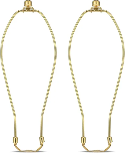 Vista 15 de Kit de soporte de arpa de lámpara de 8 pulgadas con remate y base de sillín desmontable de alta resistencia, juego de 2 accesorios de iluminación