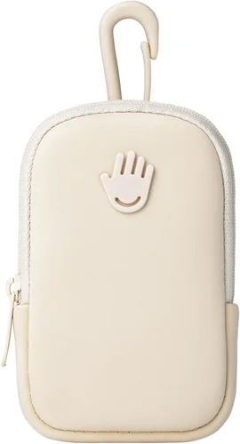 Vista 9 de Touchette Zippered Pouch with Snap Hook – Attachable Bag Accessory Compatible with 1 FL OZ Touchland Hand Sanitizer