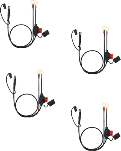 Vista 13 de Bates - Conector de batería SAE, arnés de terminal SAE a junta tórica, conector de batería de 2 pines, 2 pies, 1 paquete, 10 AWG