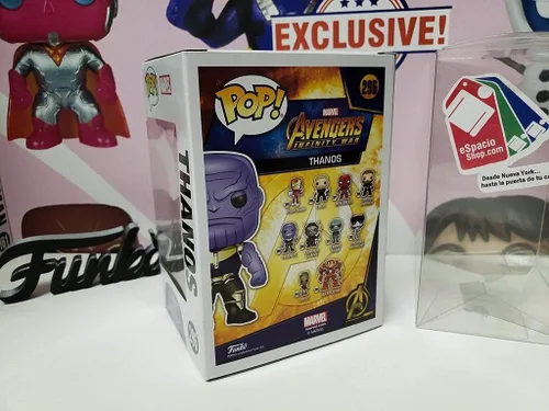 Vista 5 de Funko Pop Avengers Infinity War Thanos Vinilo Bobblehead Variant Figura 296