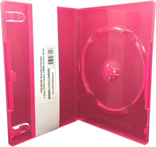 Vista 13 de CheckOutStore Premium - Estuche para 1 disco único estándar de DVD de 14 mm, Negro, 6