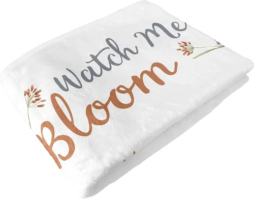 Vista 6 de Sweet Jojo Designs Manta de jardín floral bohemio para niña de flores – recién nacido mensual primer año foto crecimiento infantil regalo regalo