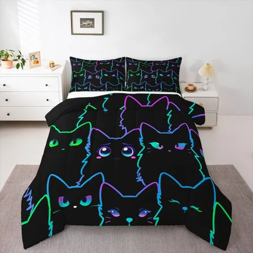 Vista 48 de Erosebridal Juego de ropa de cama damascada gótica para adultos, juego de edredón victoriano antiguo, edredón floral vintage gótico con diseño