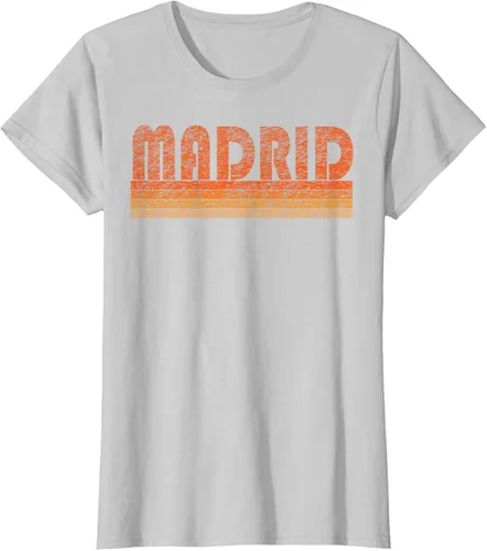 Vista 19 de clásico Retro Madrid playera, hombre 3XL, Asphalt Negro