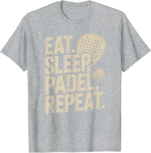 Vista 37 de Camiseta Eat Sleep Padel Repeat Padel Jugador de Tenis
