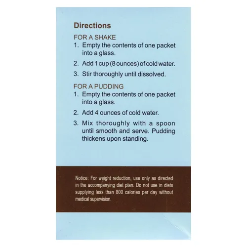 Vista 4 de Nutmeg State Nutrition - Pudín o batido, bajo en calorías, 0.53 oz de proteína, bajo en grasa, 7 porciones por caja (chocolate)