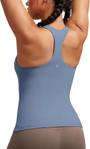 Vista 14 de CRZ YOGA Camisetas sin mangas con espalda cruzada Butterluxe Negro