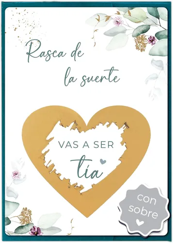 Vista 11 de JoliCoon - Tarjeta rasca para anuncio de embarazo, con sobre Papel de diseño de 12.35 oz/m², acabado UV táctil, papelería premium