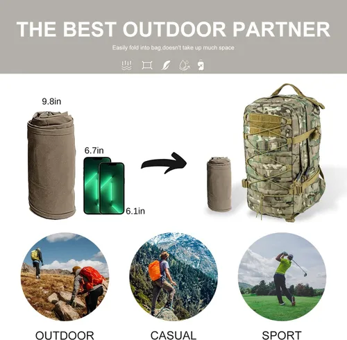 Vista 4 de Arunlluta Pantalones de senderismo para hombre, pantalones de viaje para senderismo, resistentes al agua, pantalones de trabajo para hombre