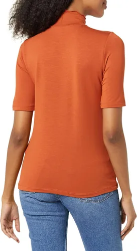 Vista 2 de Karl Lagerfeld Paris Top sin botones con cuello falso festoneado para mujer