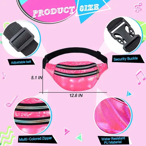 Vista 3 de Juego de accesorios para disfraz de entrenamiento de neón de los años 80, 10 unidades, calentadores de piernas para mujer, diadema de los años 80