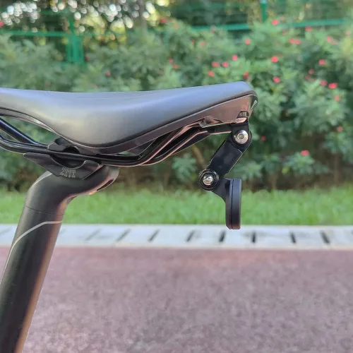 Vista 5 de Cestbon Soporte de sillín de bicicleta para luz de interfaz Gopro compatible con S-Works Power Phenom Romin Bridge Series Saddle
