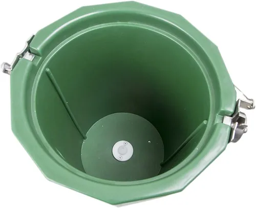 Vista 4 de PREMIUM 6 cuartos de galón - Máquina de helados de acero inoxidable Immergood - Manivela